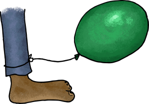 Balloon stomp