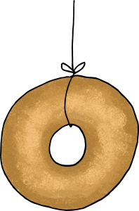 Donut on a string