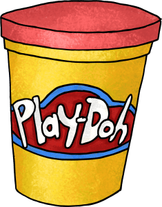 Play-doh blow darts